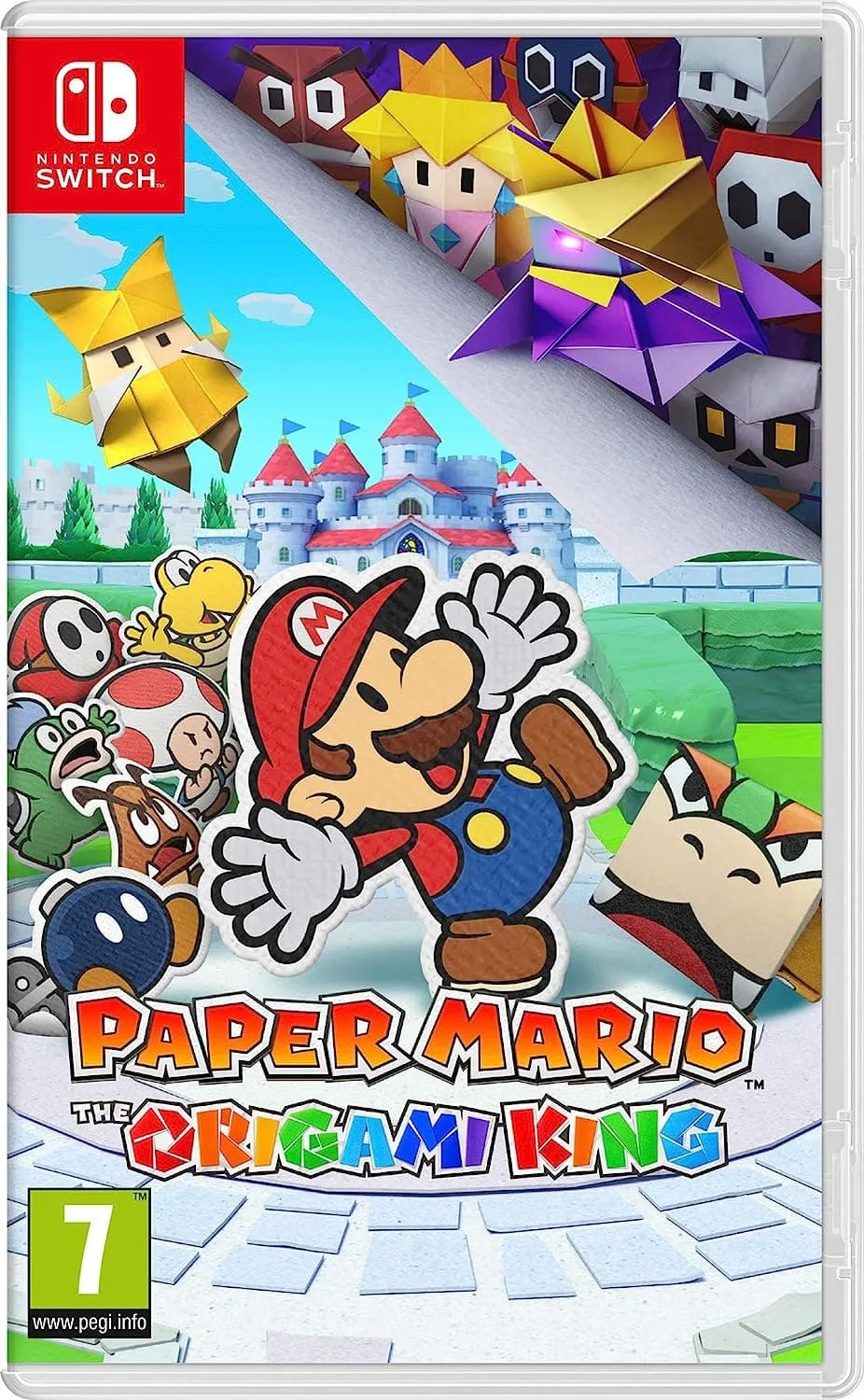 Paper Mario Le Roi Origami pour Nintendo Switch.