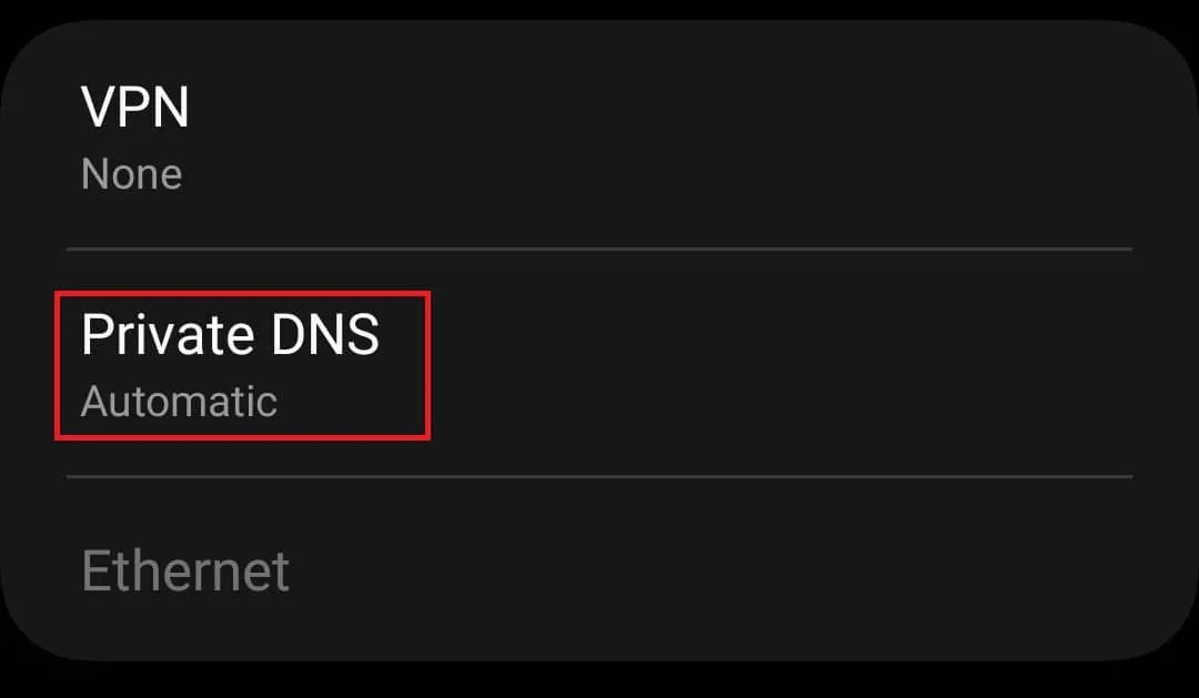 DNS privato