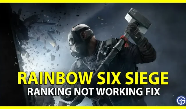 Kuinka korjata Rainbow Six Siege, joka ei toimi