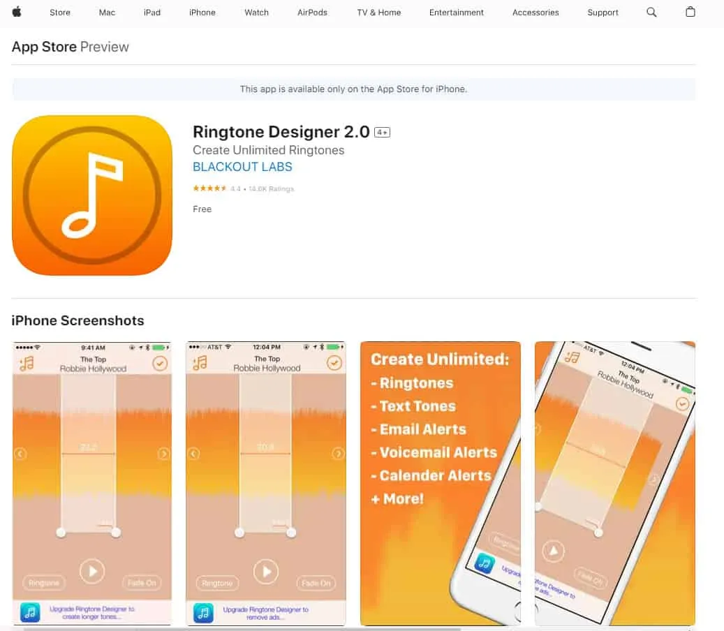 Ringtone Designer 2.0 