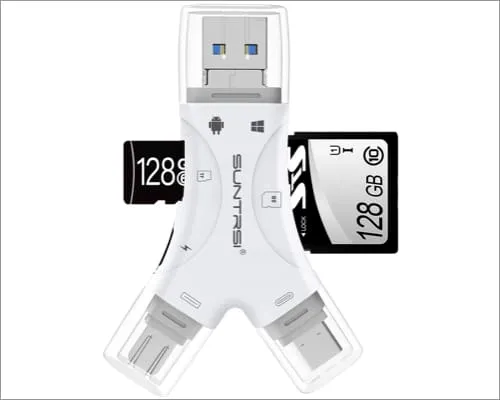 iPhone/ipad용 SUNTRISI SD 카드 리더기