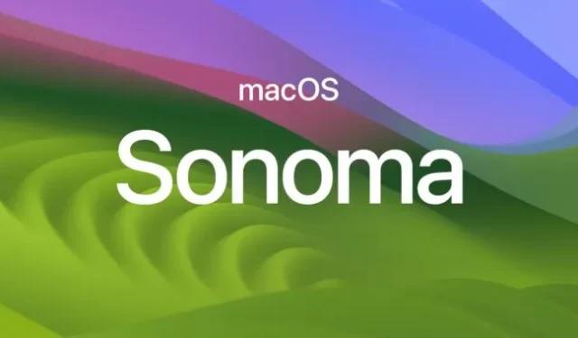 macOS Sonoma sortira le 26 septembre, des semaines plus tôt que d’habitude