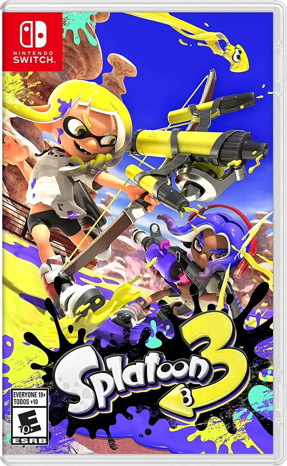 Splatoon 3 meno kūriniai, skirti Nintendo Switch.