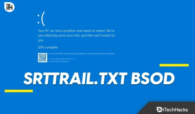 Windows 11에서 Srttrail.txt BSOD 오류를 해결하는 10가지 방법