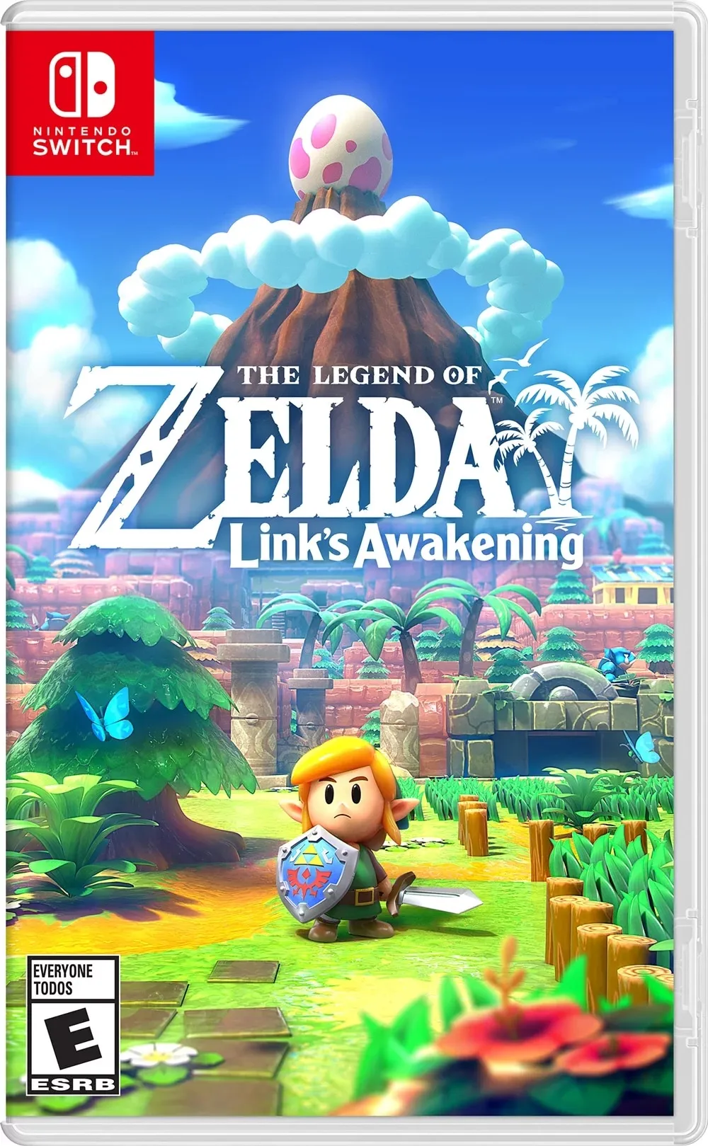 Legend of Zelda Link's Awakening game artwork.