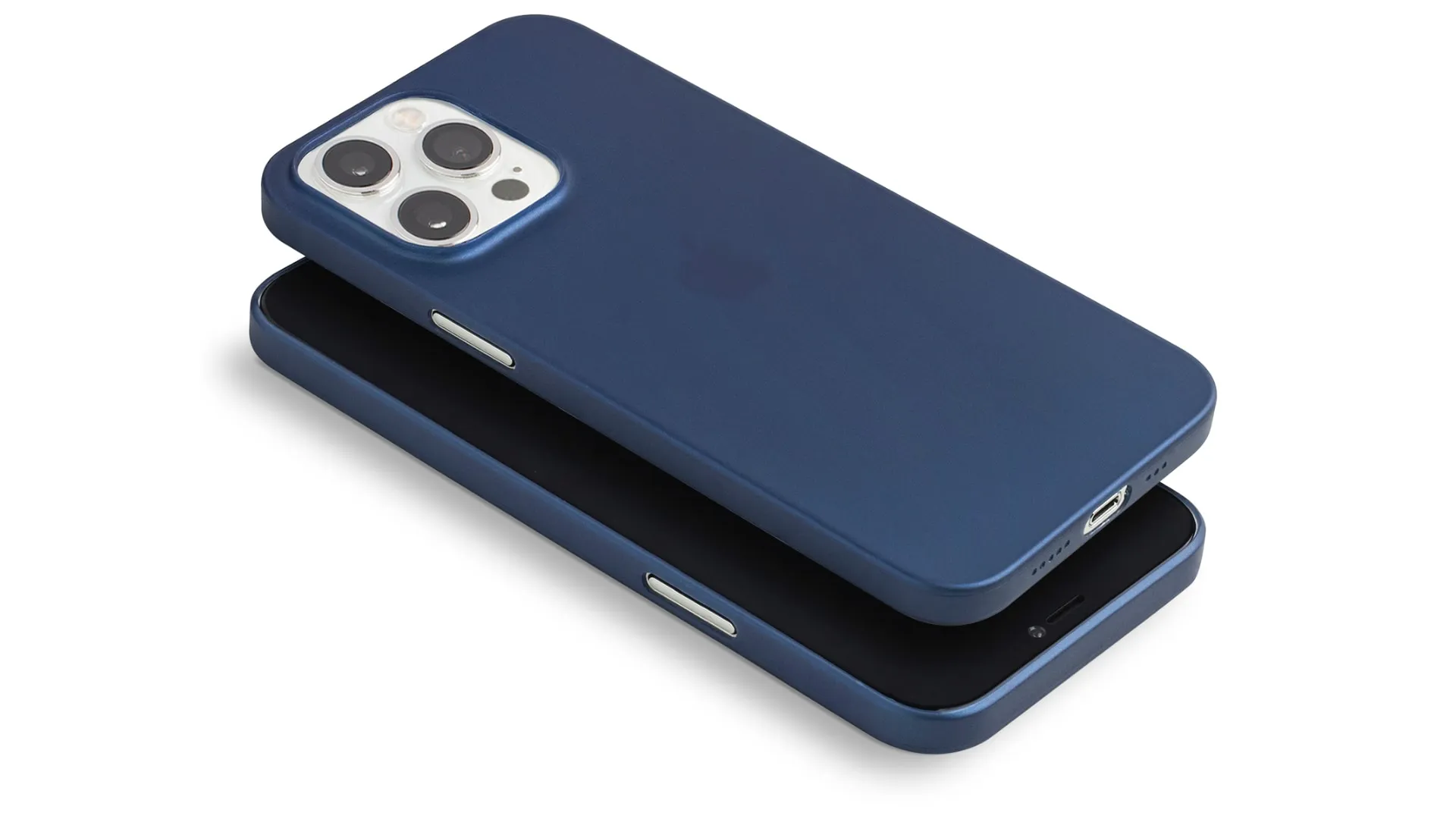 Deux iPhones dans les coques bleues de Totallee