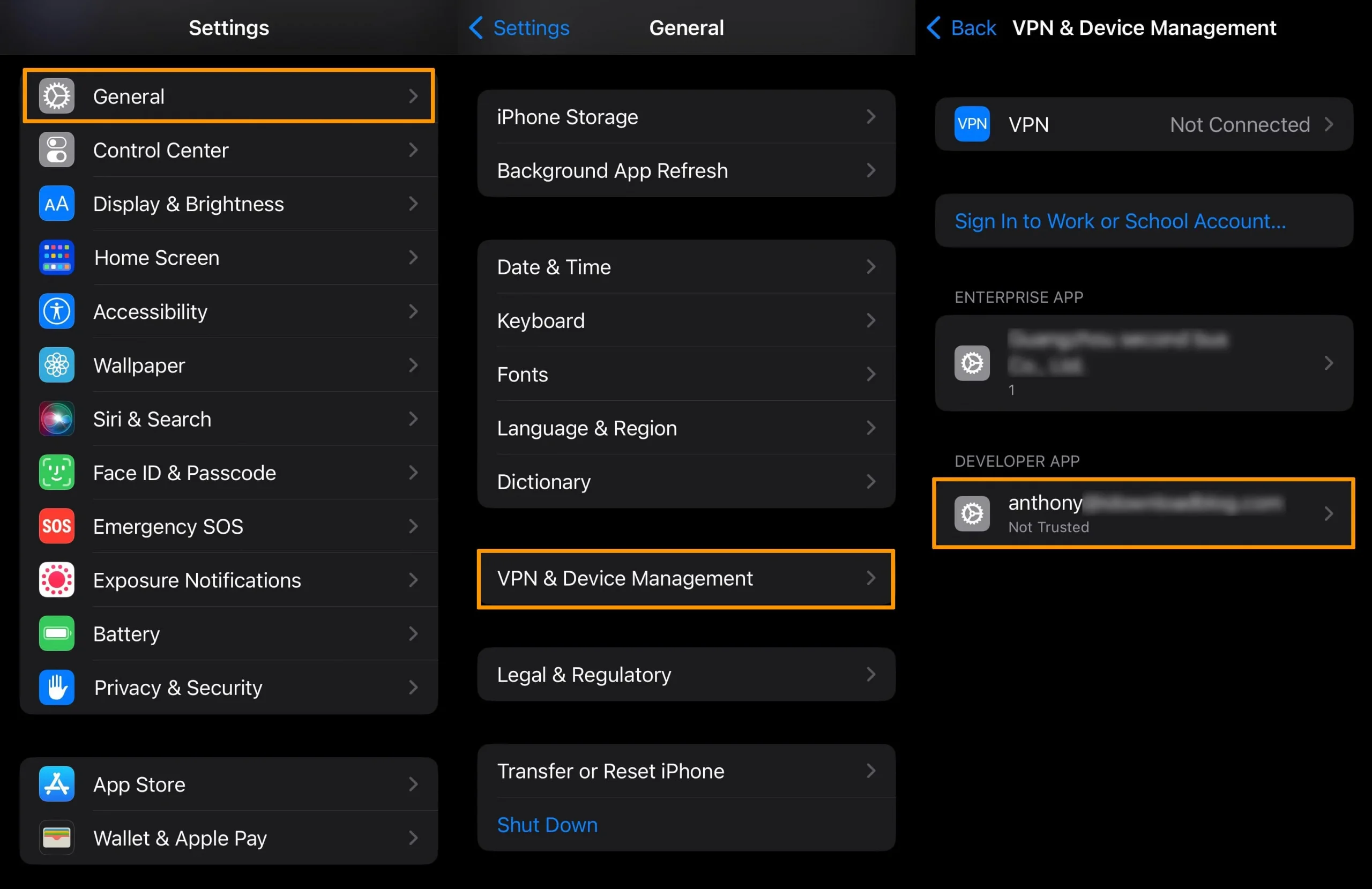 Usaldage PureKFD külglaadimise jaoks Apple ID-d.