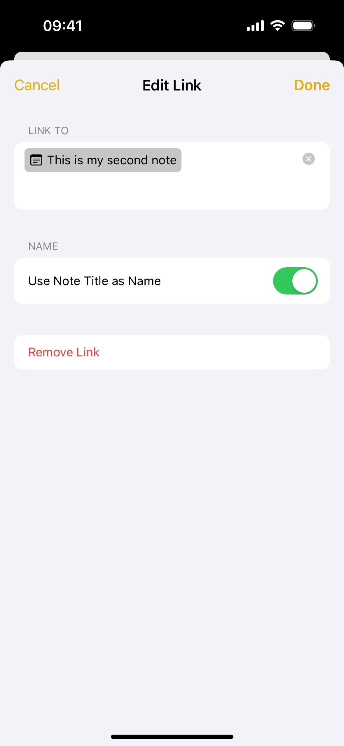 La plus grande fonctionnalité d'Apple Notes depuis des années vous permet enfin de lier vos notes entre elles