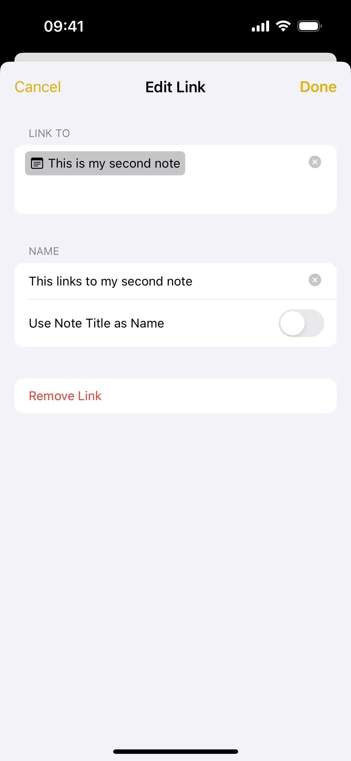 La plus grande fonctionnalité d'Apple Notes depuis des années vous permet enfin de lier vos notes entre elles