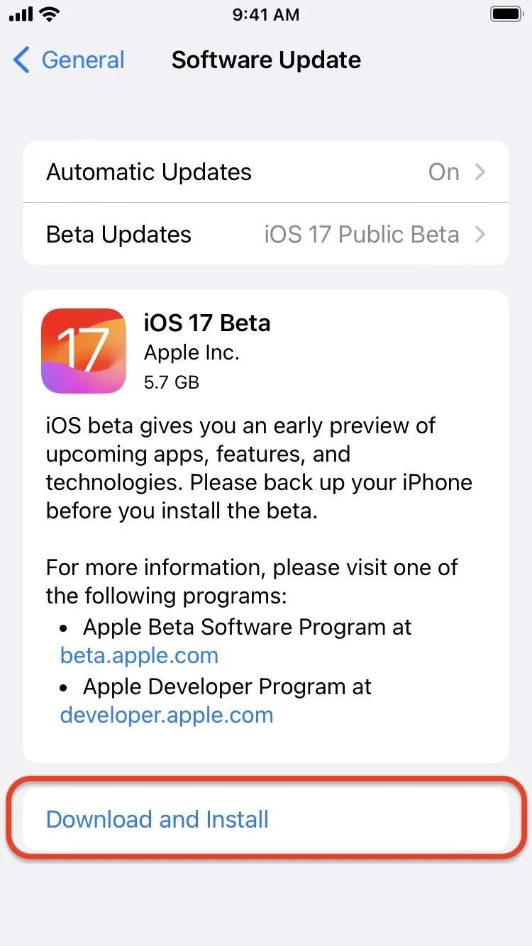 새로운 iPhone 기능을 먼저 사용해보기 위해 iOS 17.1 베타를 다운로드하고 설치하는 방법