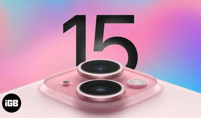 iPhone 15-seriens funktioner, design, pris, kamera och mer