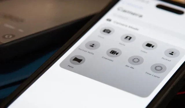 iPhonesi kamerasovelluksessa iOS 17:ssä on piilossa 18 uutta ominaisuutta