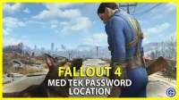 Contraseña de Fallout 4 para la investigación de...