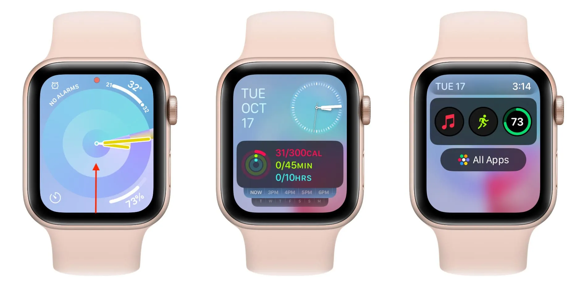 Доступ до віджетів Smart Stack на Apple Watch