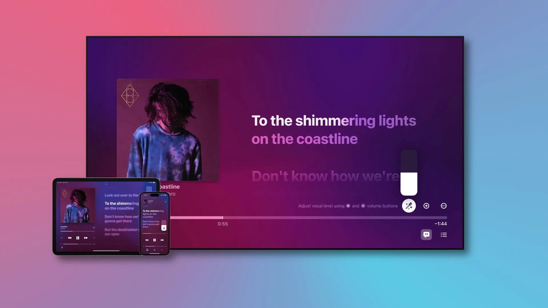 Wir präsentieren Apple Music Sing auf iPhone, iPad und Mac