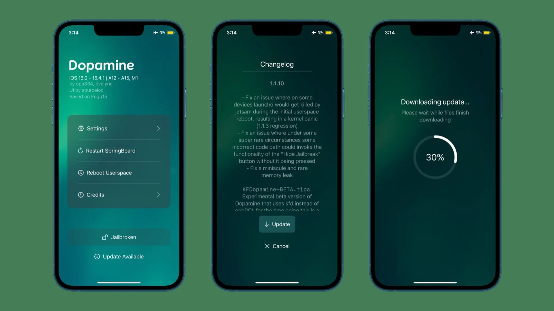 Dopamine version 1.1.10 update. Dopamine version 1.1.10 update.