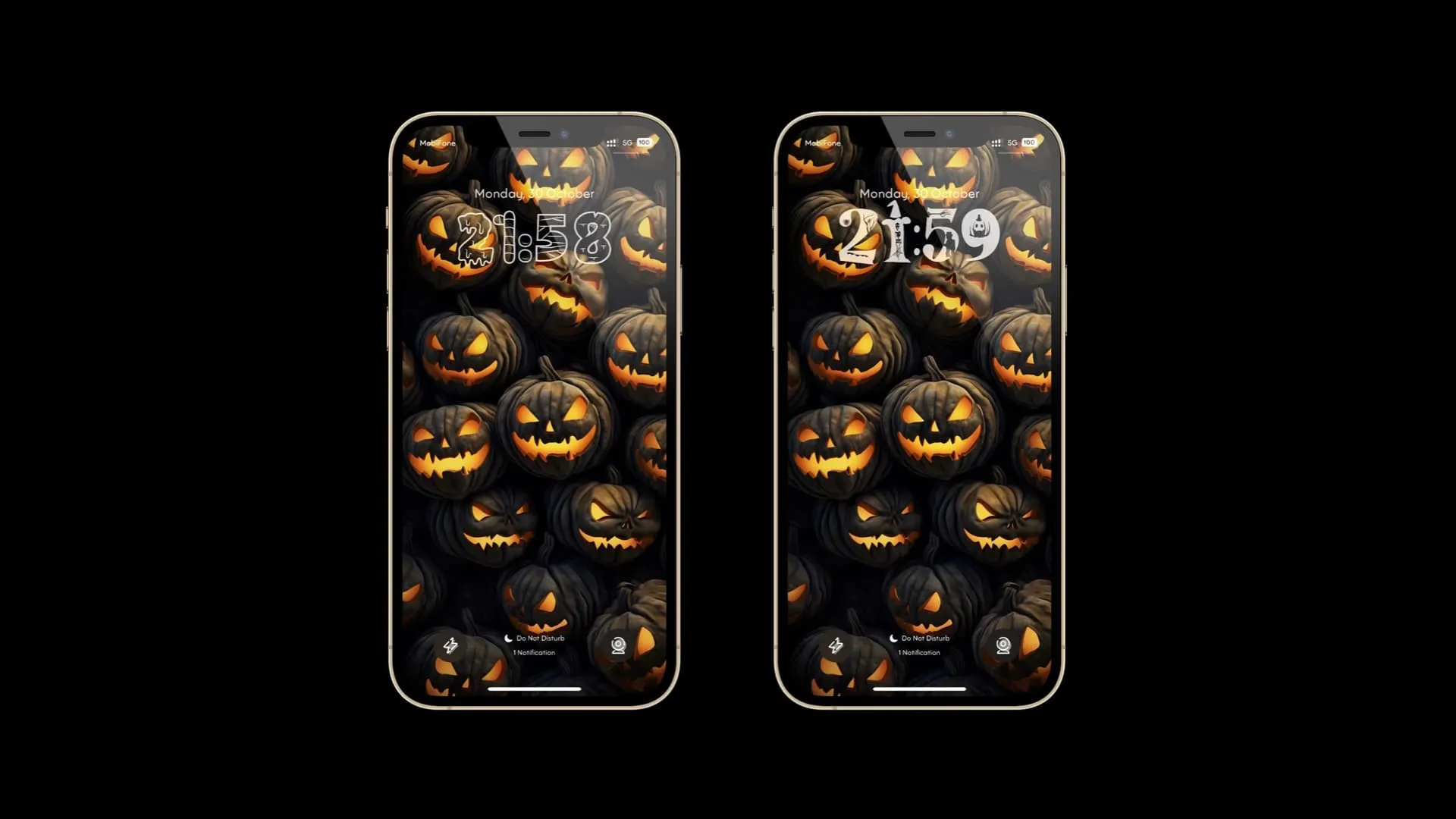 Halloween MacDirtyCow Lock Screen-add-on.