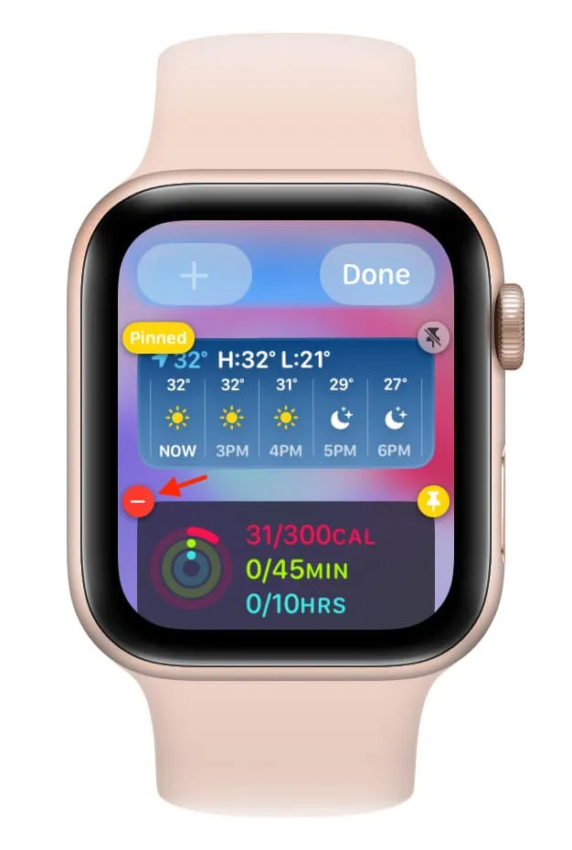 Видаліть віджети зі Smart Stack на Apple Watch
