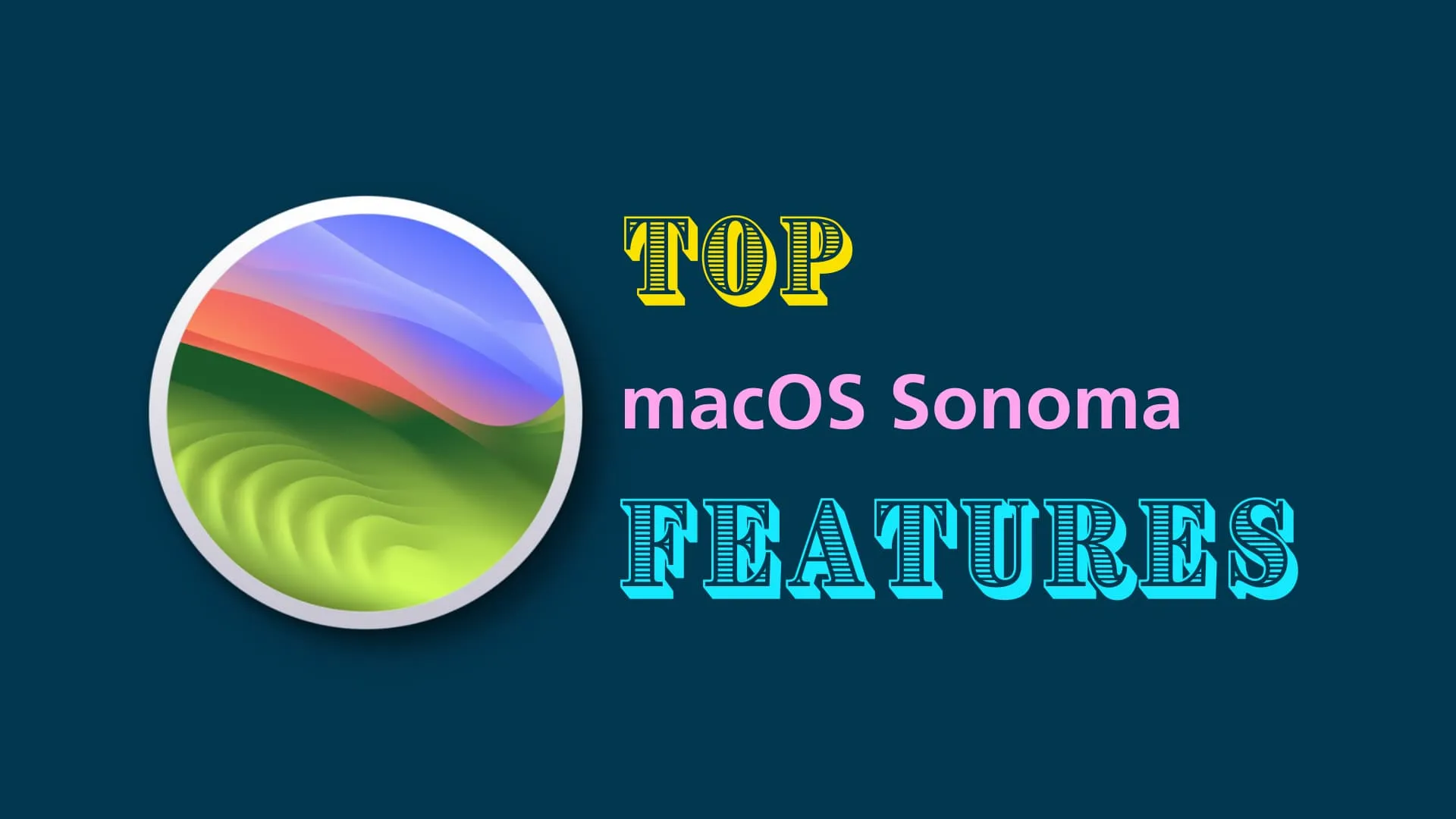 適用於 Mac 的 macOS Sonoma 熱門功能