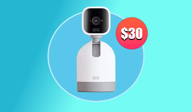Esta câmera de segurança inteligente giratória e inclinável custa apenas US $ 30 por tempo limitado