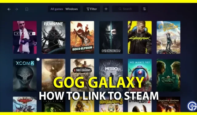 GOG Galaxy를 Steam에 연결하는 방법