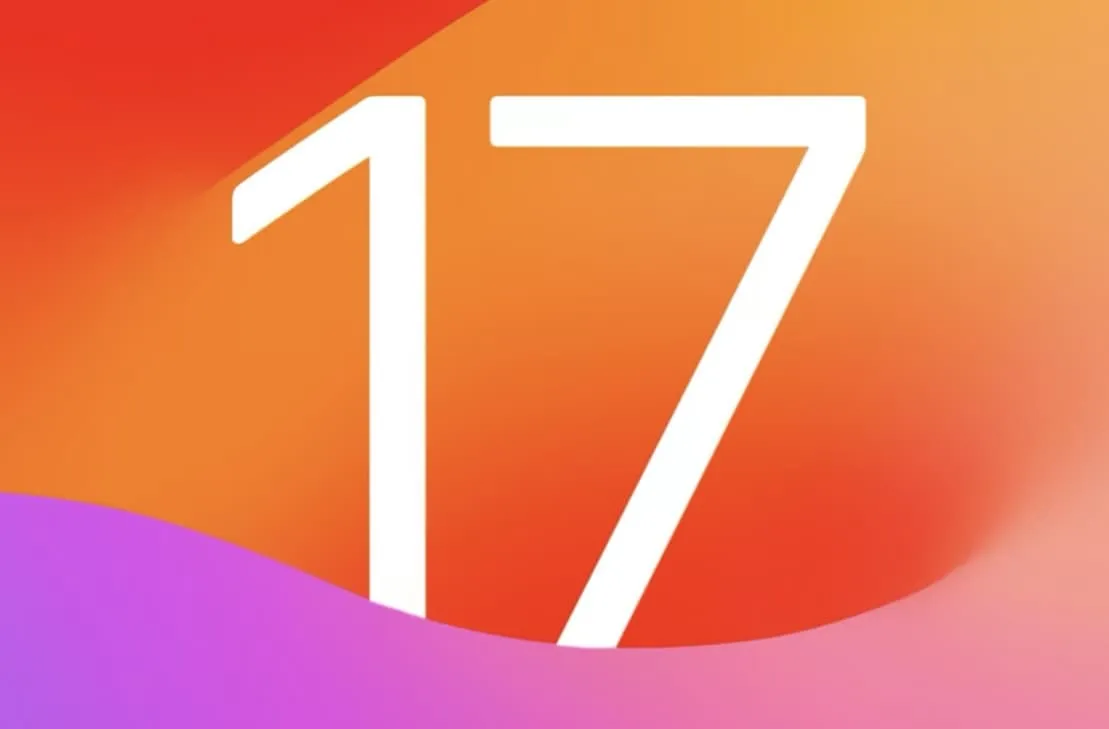 iOS 17 橫幅。