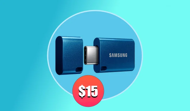 Adicione 128 GB de armazenamento ao seu iPhone 15 por apenas US $ 15 com esta oferta de unidade flash USB-C