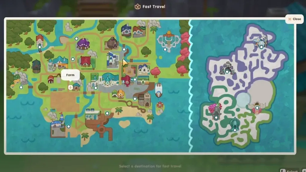 How To Fast Travel In Coral Island (Waypoints) 2 All Fast Travel Requirements