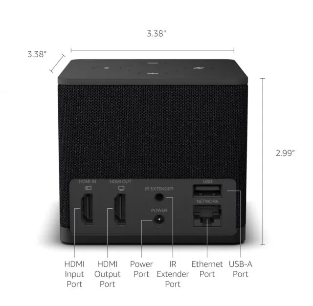 L'appareil dispose d'une entrée et d'une sortie HDMI 2.1, d'une prise en charge USB 2.0, Ethernet 10/100 et Bluetooth 5.0.