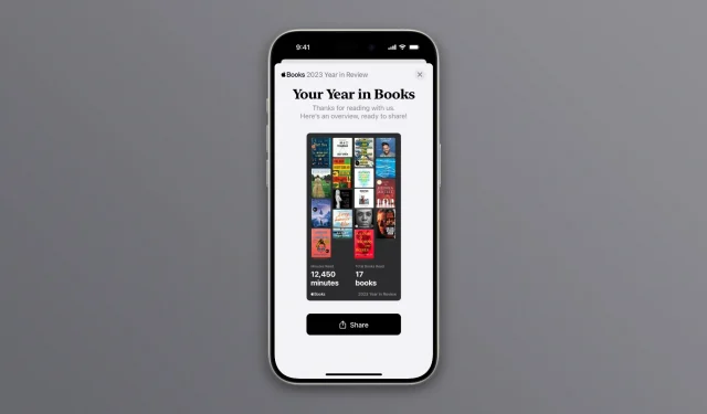 Comment obtenir les faits saillants de votre revue de l’année d’Apple Books sur iPhone et iPad