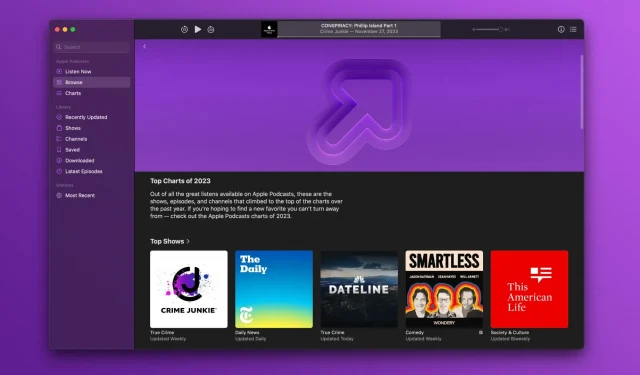 Apple partage les classements de fin d’année avec les meilleurs podcasts, livres et livres audio de 2023