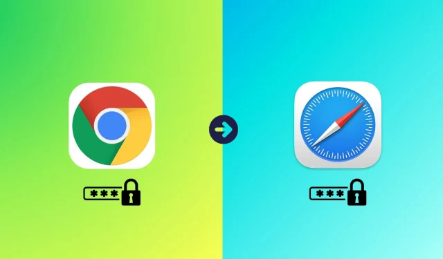 Chrome-wachtwoorden importeren in Safari op iPhone en Mac