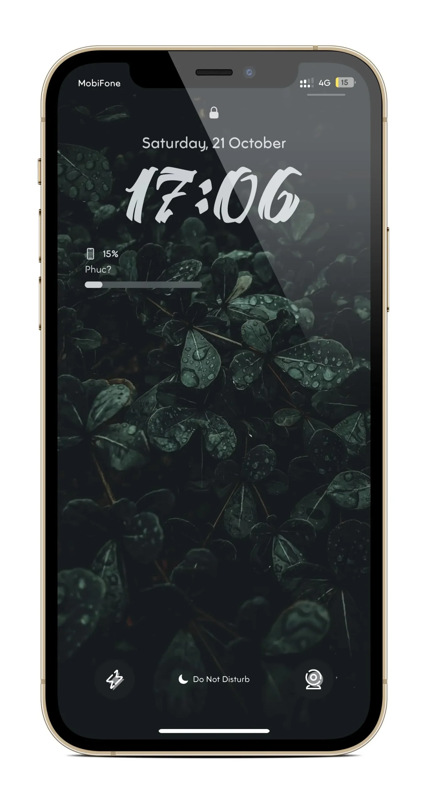 LS Bendigo Lock Screen-Schriftart.