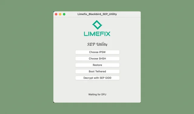 Le nouvel utilitaire Limefix rend possible les mises à niveau du micrologiciel basées sur les exploits Blackbird SEPROM sur les appareils A9