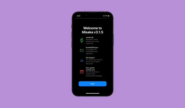 Die Misaka-Paketmanager-App wird auf Version 3.1.5 aktualisiert, was weitere inkrementelle Verbesserungen mit sich bringt