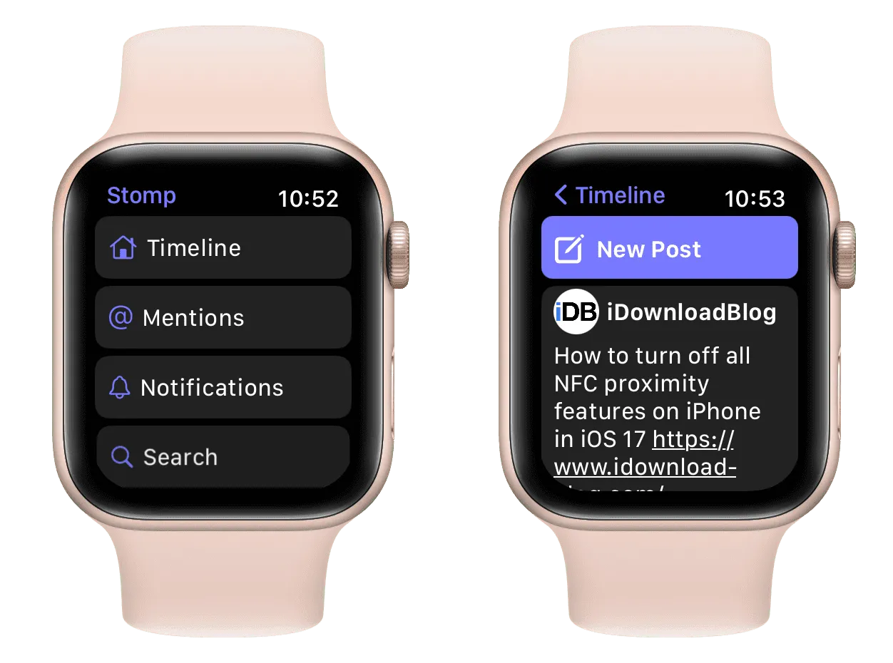 Seeing my Mastodon timeline on Apple Watch Seeing my Mastodon timeline on Apple Watch