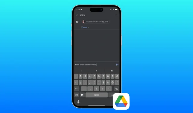 Como compartilhar arquivos e pastas do Google Drive de seu iPhone, iPad e Mac