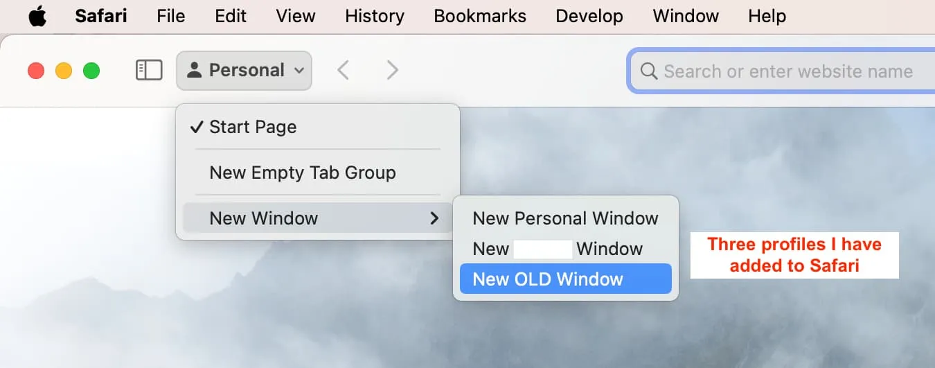 Drie Chrome-profielen toegevoegd aan Safari op Mac