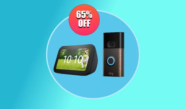 Ce pack Ring Video Doorbell + Echo Show est à plus de 60 % de réduction en ce moment