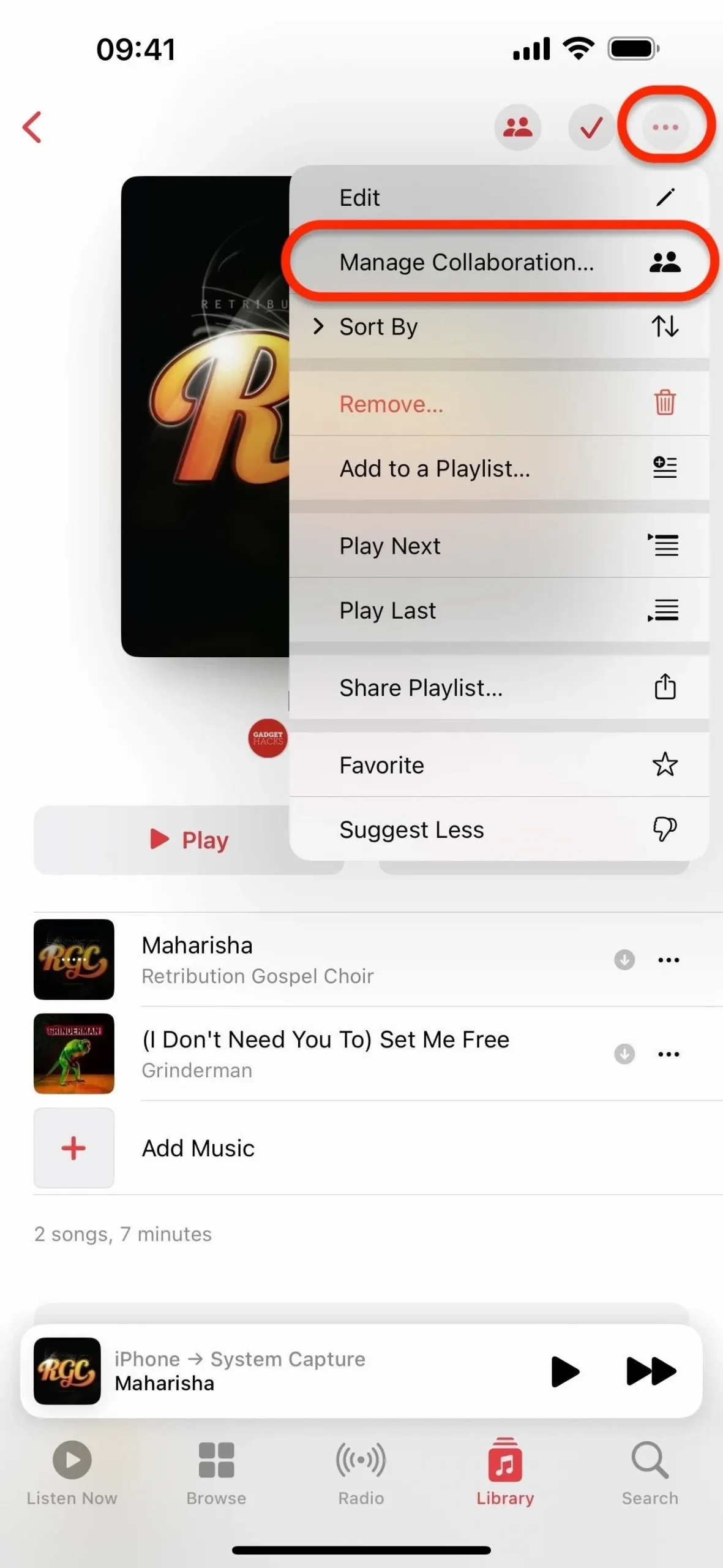 Hoe u met uw vrienden een gezamenlijke afspeellijst op Apple Music kunt maken