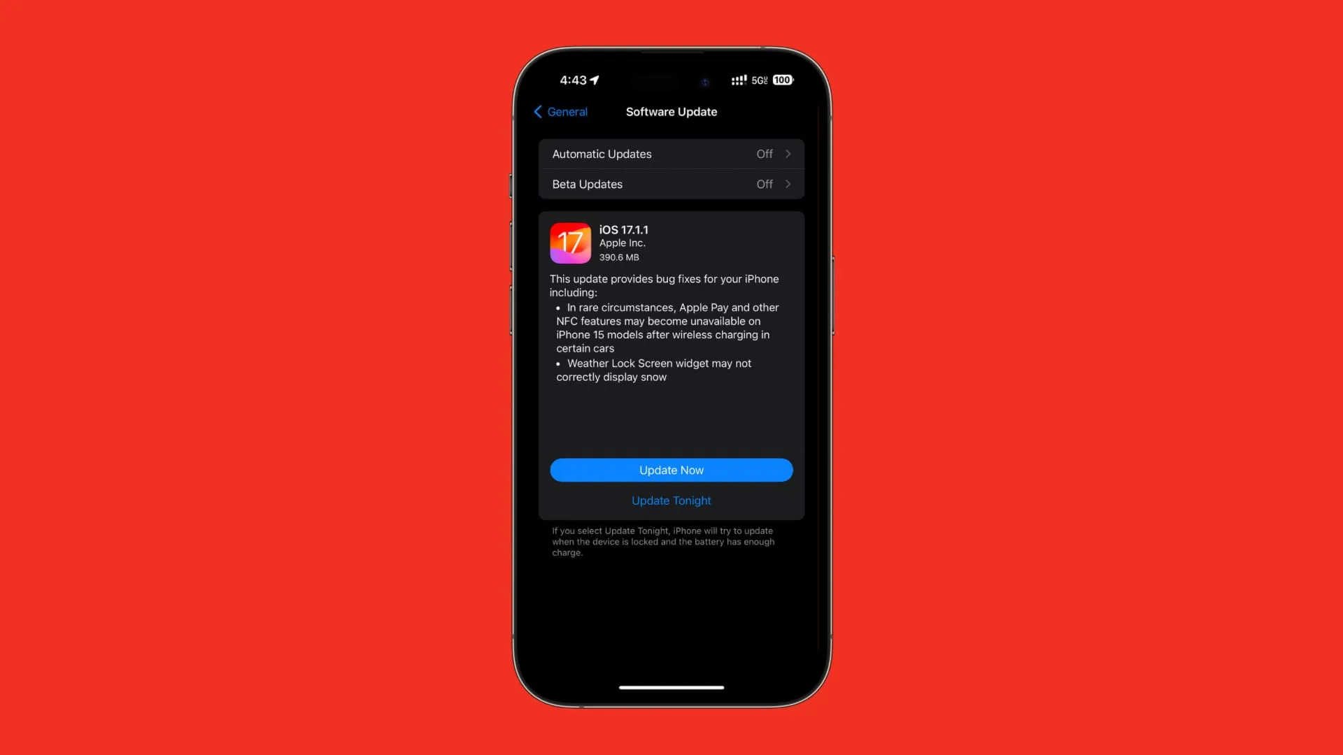 Apple releases iOS 17.1.1. Apple releases iOS 17.1.1.