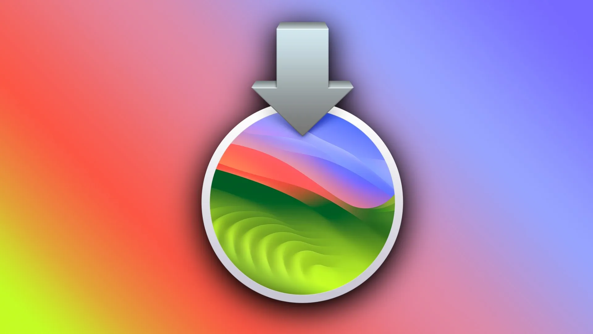The macOS Sonoma installer icon The macOS Sonoma installer icon