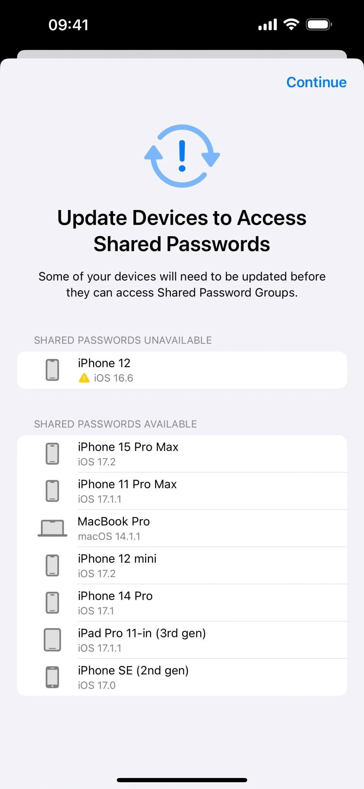 So teilen Sie Kontopasswörter oder Passkeys ganz einfach von Ihrem iPhone, iPad oder Mac aus mit Personen, denen Sie vertrauen