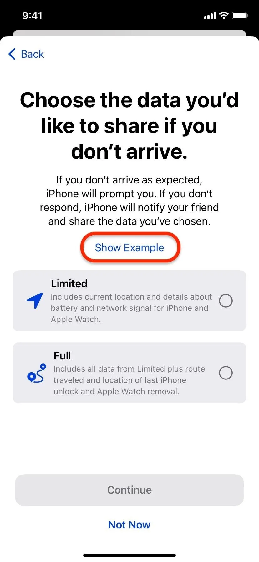 Utilisez la nouvelle fonctionnalité « Enregistrement » de votre iPhone pour informer vos contacts lorsque vous arrivez en toute sécurité à votre destination