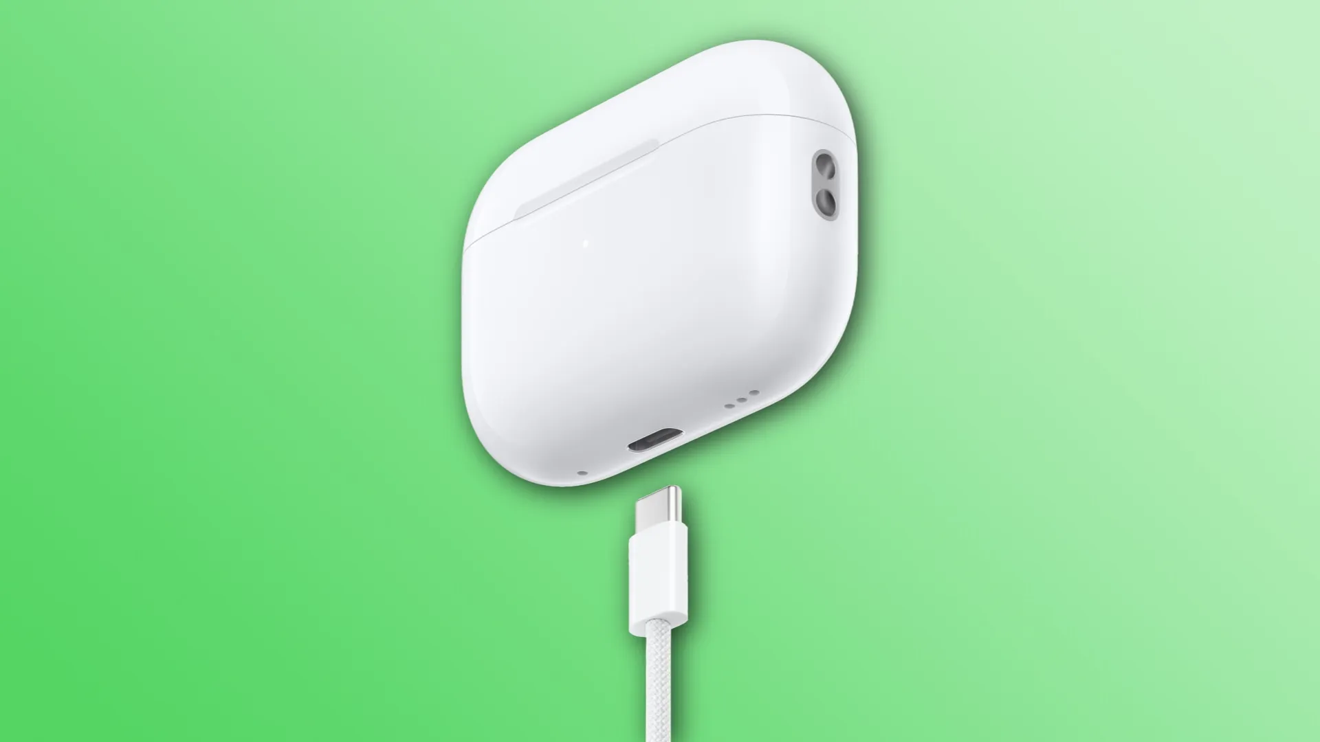 AirPods Pro charging case with a USB-C cable AirPods Pro charging case with a USB-C cable