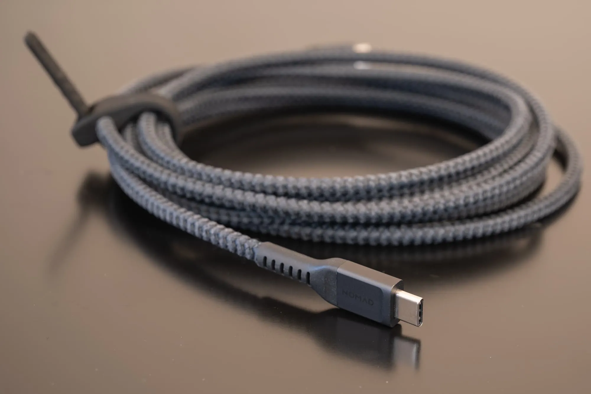 Câble USB-C nomade avec Kevlar.