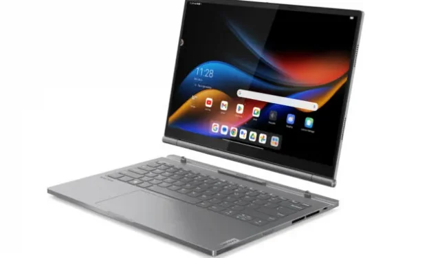 La computadora portátil Lenovo desmontable son dos computadoras separadas, ejecuta Windows y Android