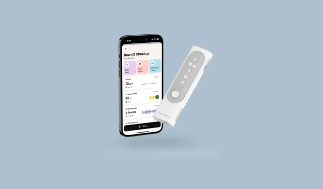 Withings kondigt BeamO aan, een 4-in-1 digitale stethoscoop in zakformaat, ECG, bloedzuurstof en temperatuursensor