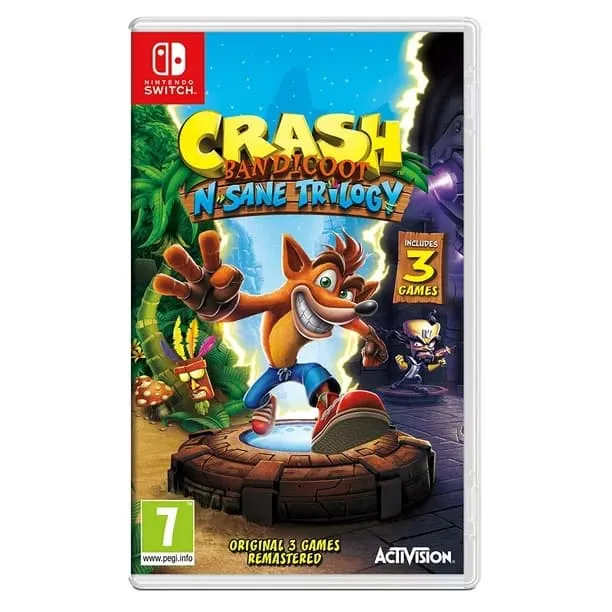 Crash Bandicoot N Sane Trilogy för Nintendo Switch.