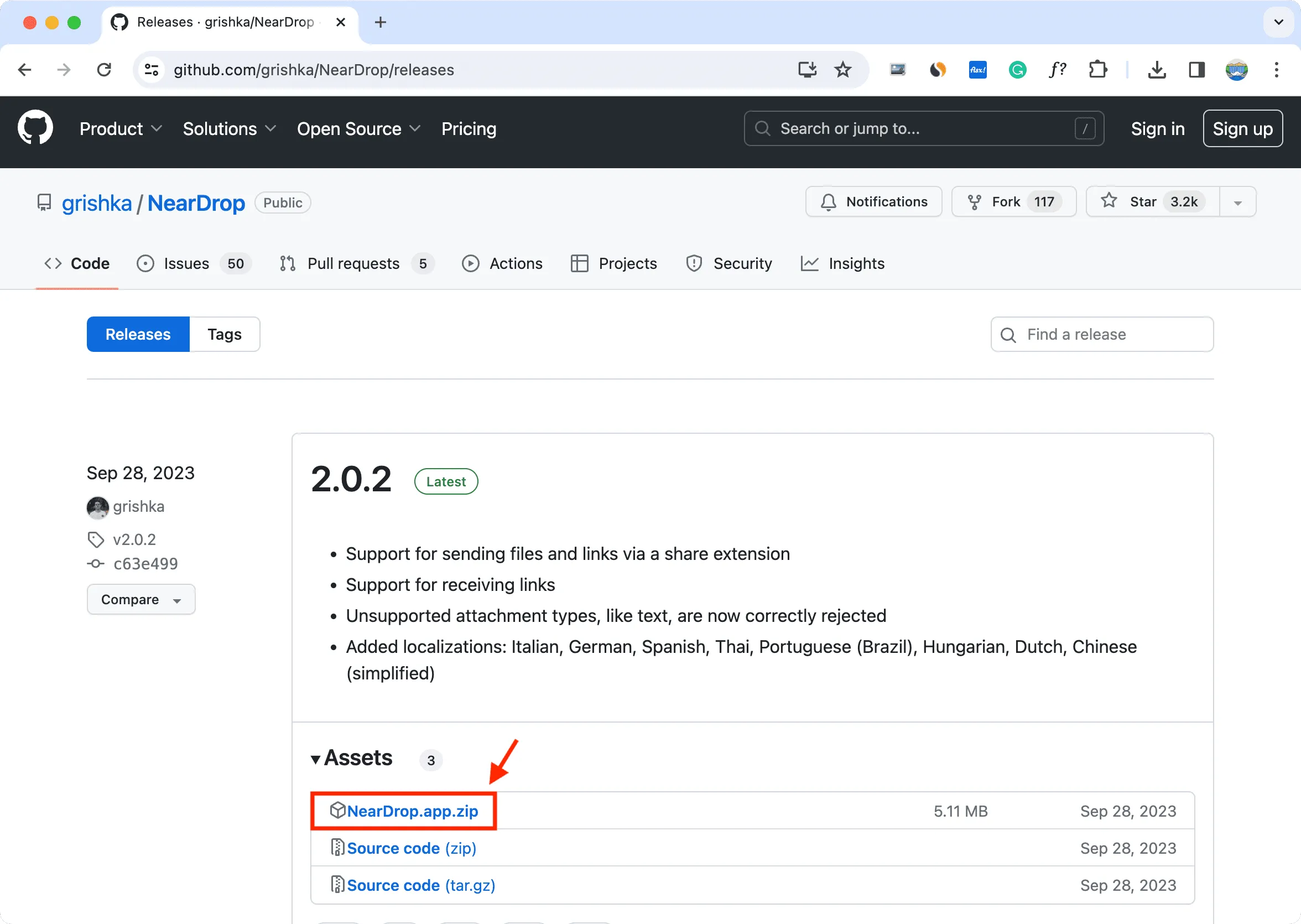 Download NearDrop from GitHub on Mac Download NearDrop from GitHub on Mac